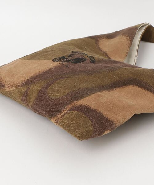 「BrownBrown」 ハンドバッグ FREE ネイビー メンズ_画像3