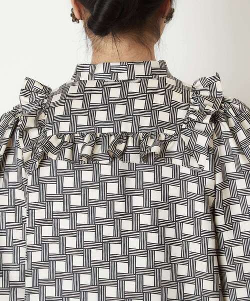 「TIARA」 長袖ブラウス - ブラック レディース_画像8