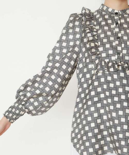 「TIARA」 長袖ブラウス - ブラック レディース_画像9