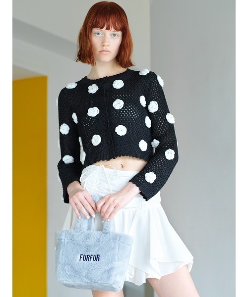 「FURFUR」 2WAYバッグ FREE アイボリー レディース_画像3