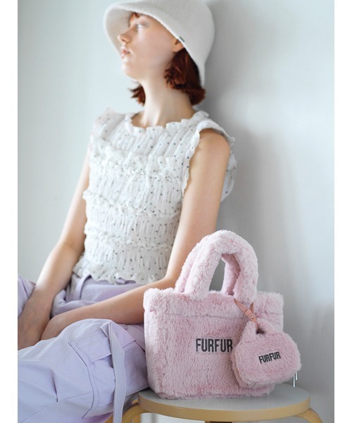 「FURFUR」 2WAYバッグ FREE アイボリー レディース_画像4