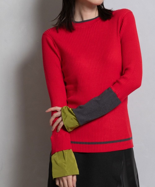 「MARECHAL TERRE」 長袖ニット MEDIUM アイボリー レディース_画像2