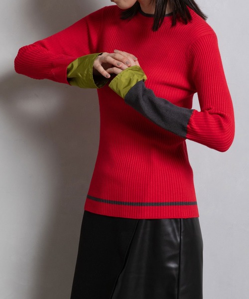 「MARECHAL TERRE」 長袖ニット MEDIUM アイボリー レディース_画像3