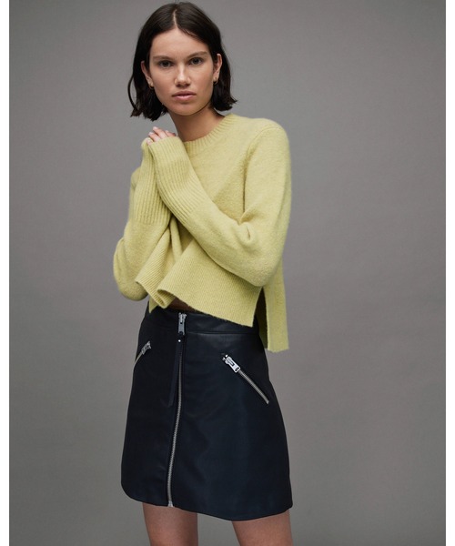 「ALLSAINTS」 長袖ニット S グリーン系その他 レディース_画像7