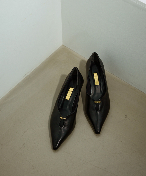 「GRISE」 パンプス 24cm キャメル レディース_画像3