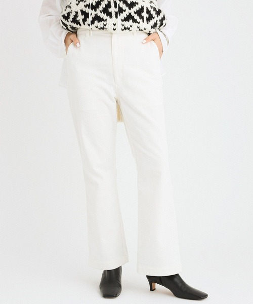 「BABYLONE」 コーデュロイパンツ 38inch グレー レディース_画像8