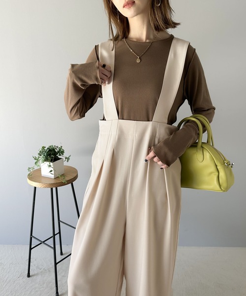 「ms+ ideal」 パンツ MEDIUM グレー レディース_画像2