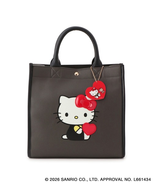 トートバッグ 「ROPE' PICNIC×ハローキティ」アクリルチャーム付き
