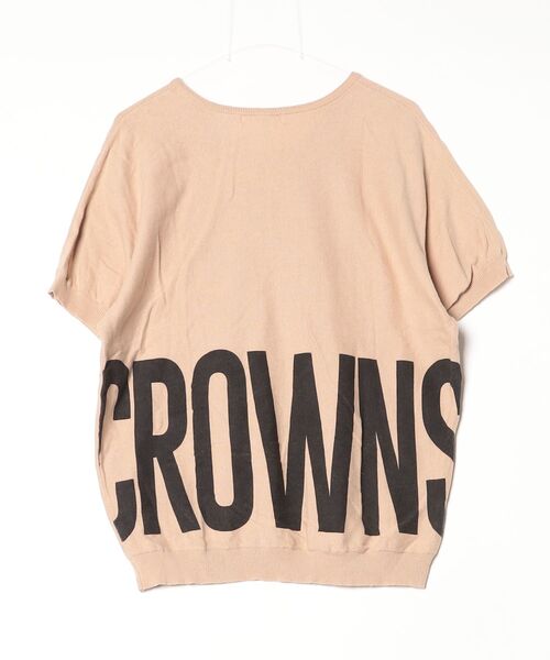 「Rodeo Crowns」 半袖ニット FREE ブラウン レディース_画像2