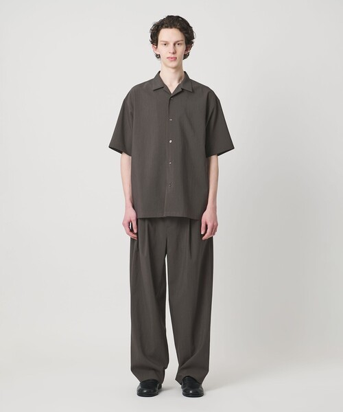 monkey time ワイドスラックス　グレー monkey time BEAUTY＆YOUTH UNITED ARROWS スラックス RENU TRO