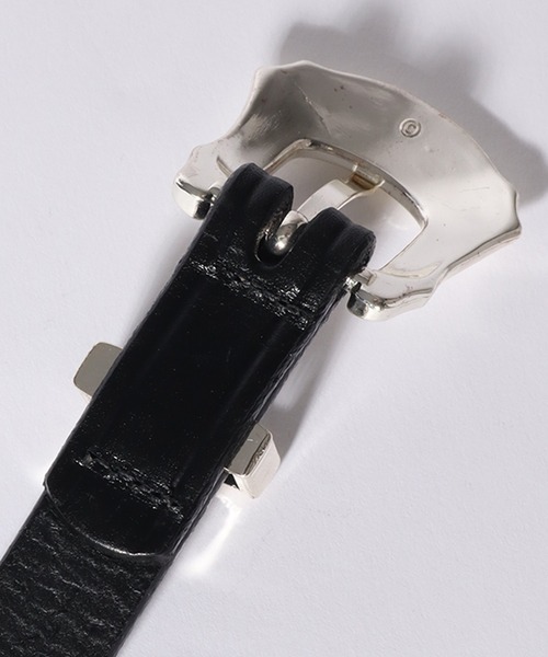 「TORY LEATHER」 ベルト 34 ブラック メンズ_画像3