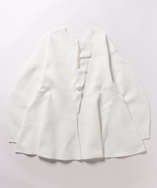 「Re.Verofonna」 長袖ニット MEDIUM ベージュ レディース_画像3