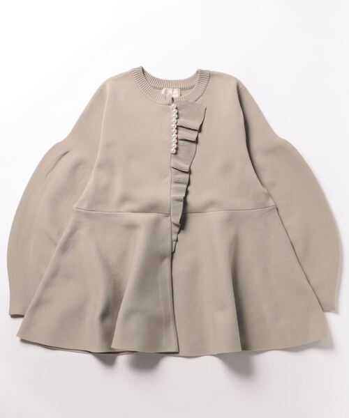 「Re.Verofonna」 長袖ニット MEDIUM ベージュ レディース_画像4