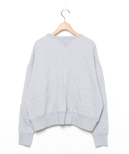 「CANAL JEAN」 スウェットカットソー 38 ヘザーグレー レディース_画像2