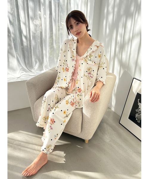 SNIDEL HOME パジャマ ルームウェア 「Moilis」ロングパンツ
