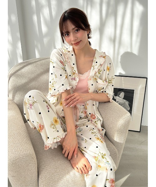 SNIDEL HOME パジャマ ルームウェア 「Moilis」ロングパンツ