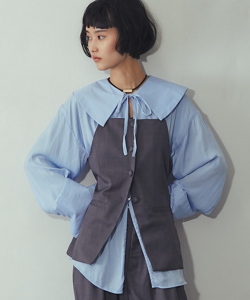 ベスト ジレ 「セットアップ対応」キャミジレ レディース : ZOZOTOWN