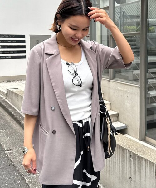 Loungedress（ラウンジドレス） コート アウター 「二の腕カバー