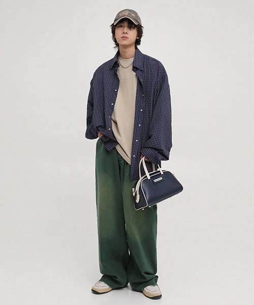 「MASONPRINCE」 2WAYバッグ FREE ネイビー メンズの画像