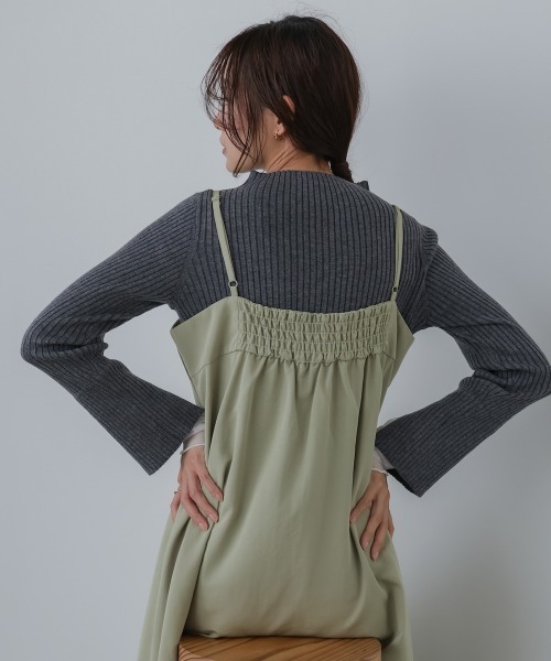 「Bab」 長袖ニット FREE ブルー レディース_画像3