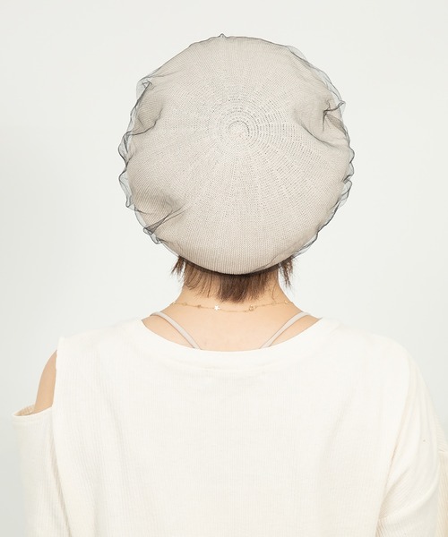 「CA4LA」 ベレー帽 ONESIZE ブラック レディース_画像8
