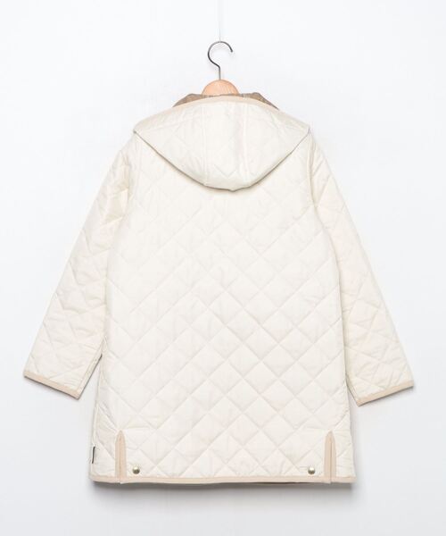 「Traditional Weatherwear」 ノーカラージャケット 34 オフホワイト レディースの画像