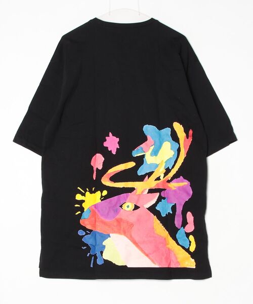 「FRAPBOIS」 半袖Tシャツ 1 ブラック レディース_画像2