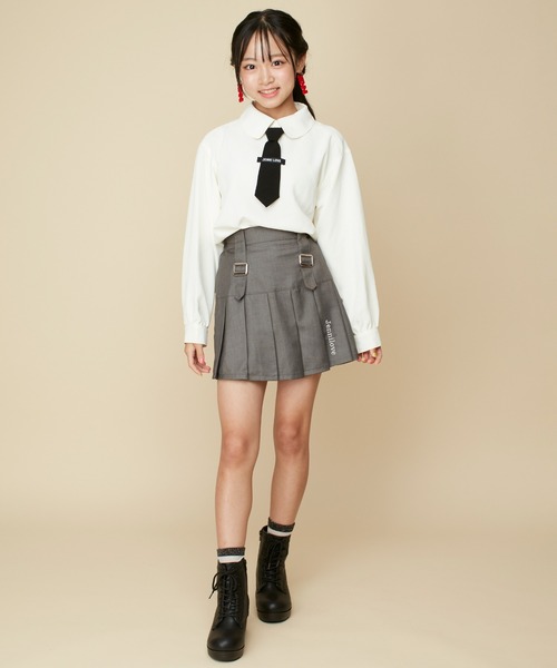 「JENNI love」 「KIDS」長袖シャツ 150cm オフホワイト キッズ_画像5