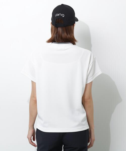 PING（ピン） tシャツ 半袖 「PING APPAREL」変形カノコ半袖ハイネック