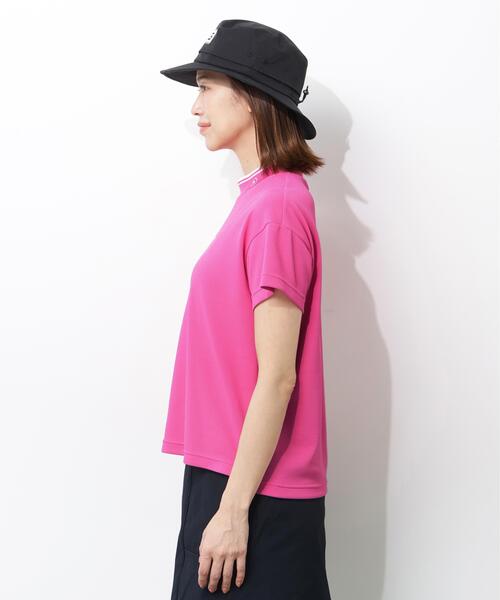 PING（ピン） tシャツ 半袖 「PING APPAREL」変形カノコ半袖ハイネック