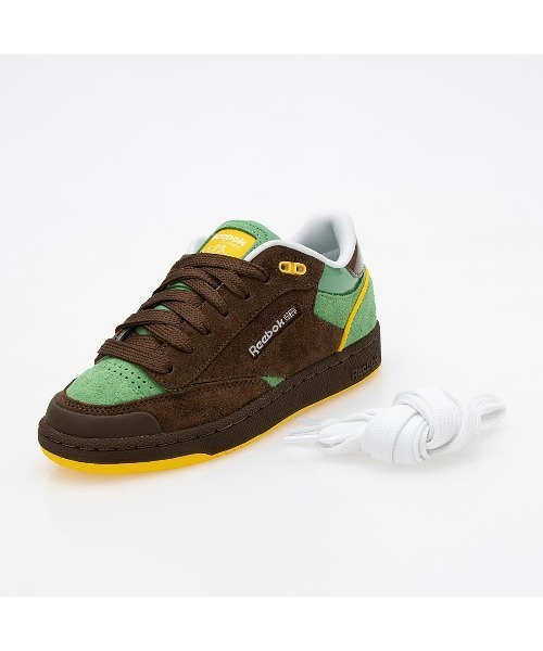 「Reebok」 ローカットスニーカー 24.0cm ダークグリーン メンズ_画像8