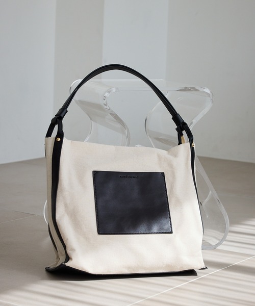 ROPE' PICNIC（ロペ ピクニック） トートバッグ 麻調キャンバスコンビ