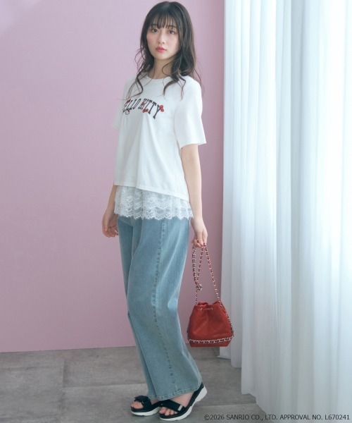 sanrio（サンリオ） tシャツ 「大きいサイズ」「ハローキティ