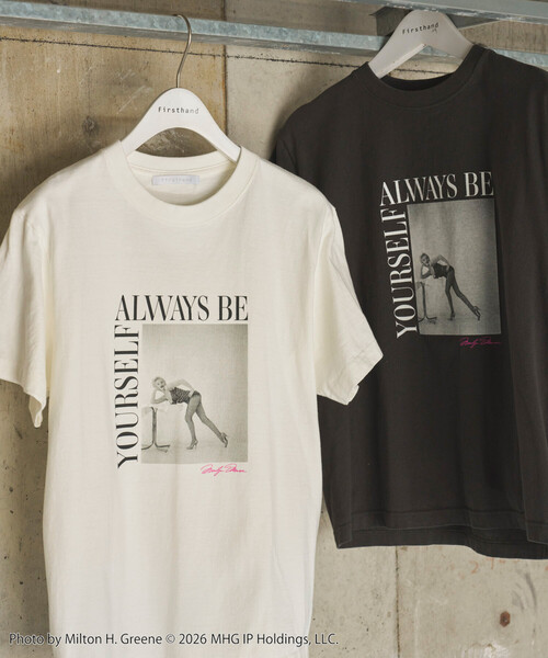 ギャラリーデプト×ファーストハンド USA製 掠れ両面プリント 半袖Tシャツ Firsthand（ファーストハンド） tシャツ 半袖 マリリンモンロー