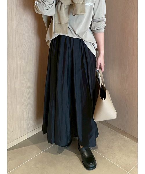 「Mila Owen」 フレアスカート 1 ベージュ レディース_画像3