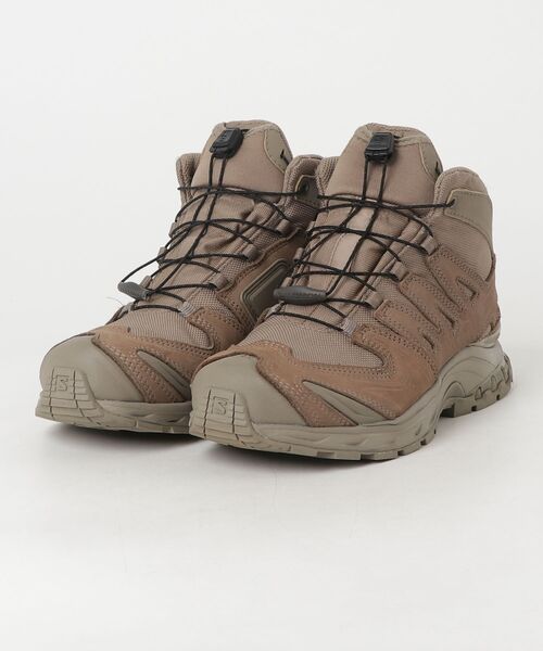 「SALOMON」 XA Mid GTX Rier ハイカットスニーカー 23.5cm ブラウン レディース