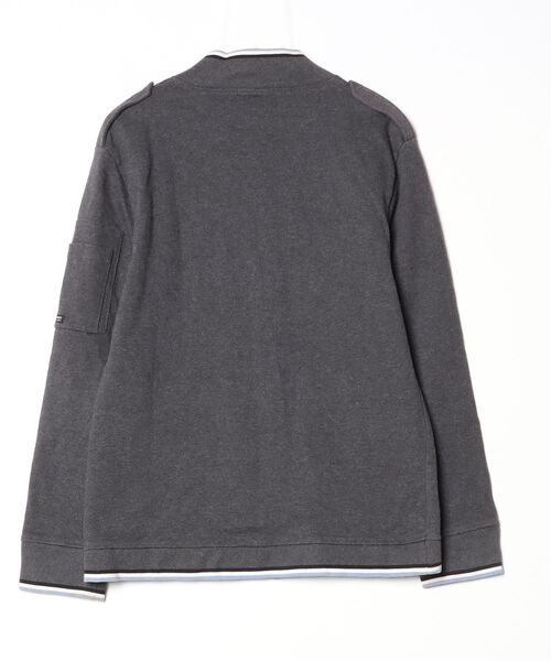 BURBERRY BLACK LABEL カーディガン チャコールグレー 3 BURBERRY BLACK LABEL（バーバリーブラックレーベル） ワンポイント