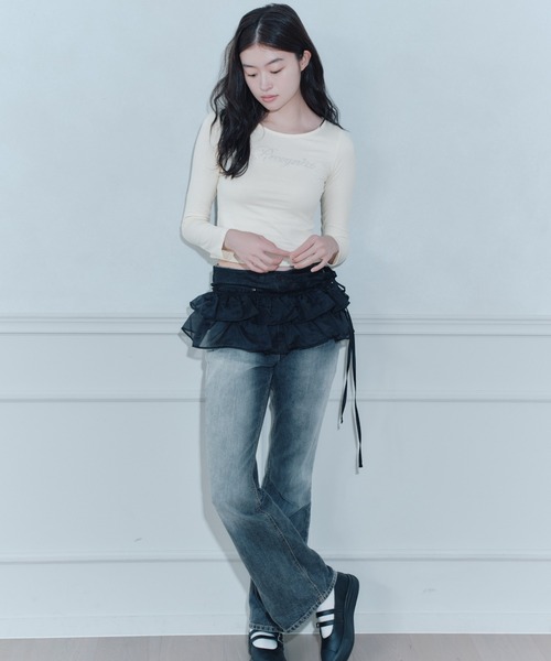 「FCMM」 長袖カットソー SMALL ブラック レディース_画像5