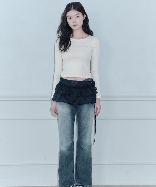 「FCMM」 長袖カットソー SMALL ブラック レディース_画像6