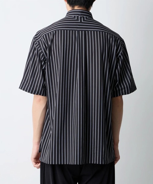 シャツ 「White Mountaineering/ホワイトマウンテニアリング」STRIPE SHORT SLEEVE PULLOVER SHIRTの画像