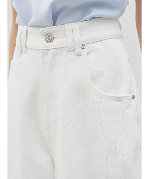 ワイドパンツ ジーンズ デニム デニムパンツ 「Kuroki denim」ハイライズワイドデニム レディースの画像