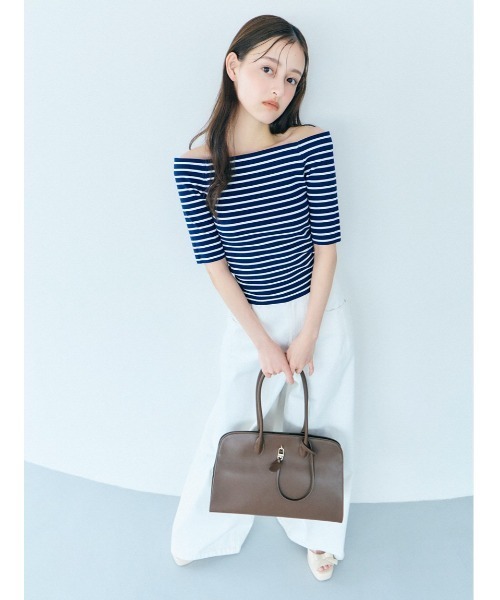 ワイドパンツ ジーンズ デニム デニムパンツ 「Kuroki denim」ハイライズワイドデニム レディースの画像