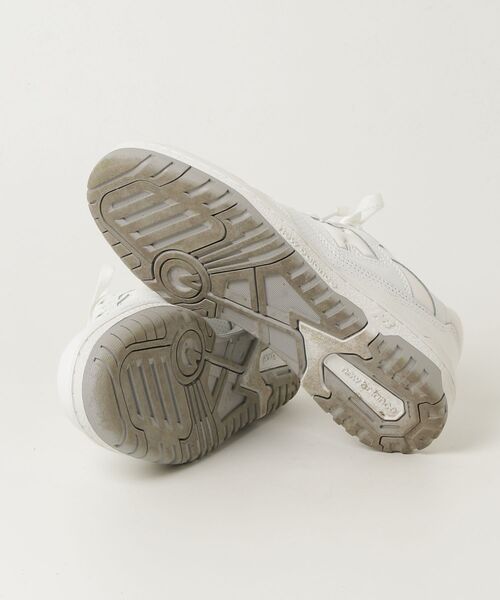 「New Balance」 ローカットスニーカー 24.5cm ホワイト メンズ_画像3