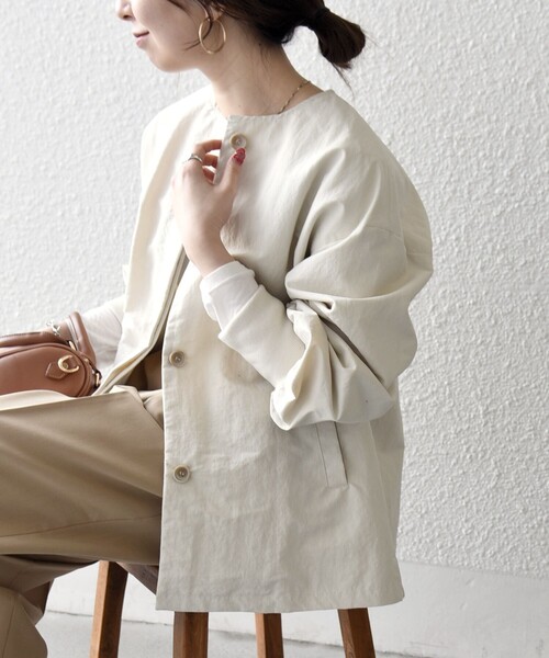 SHIPS any 「SHIPS any」 ノーカラージャケット ONE SIZE