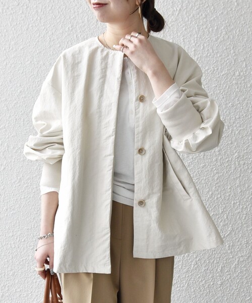 SHIPS any 「SHIPS any」 ノーカラージャケット ONE SIZE