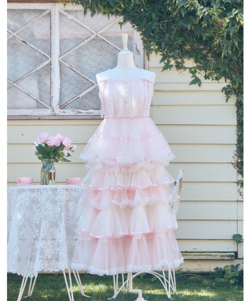 ロング スカート My sweet eden tiered long skirt 【公式通販】