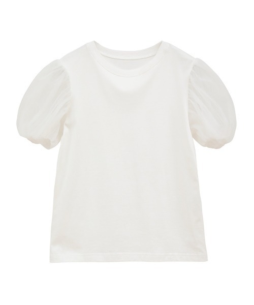CLANE（クラネ） tシャツ 半袖 「CLANE/クラネ」TULLE VEST LAYERED