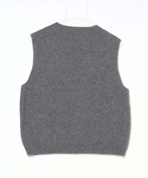 「Morris & Sons」 ノースリーブニット 38 グレー レディース_画像2