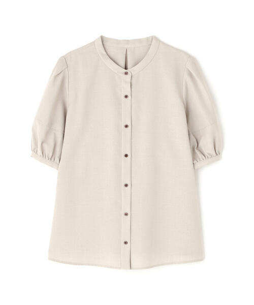 「NATURAL BEAUTY BASIC」 半袖ブラウス SMALL ブルー レディース_画像2