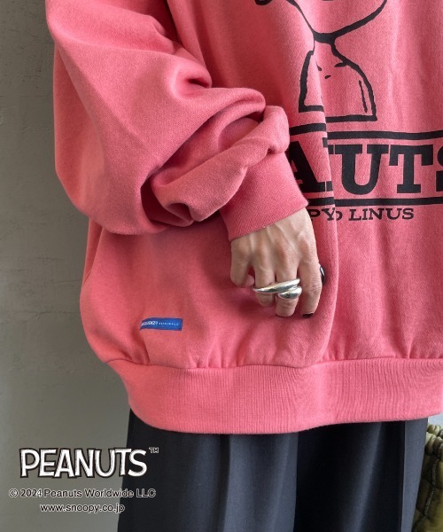 「SEQUENZ」 スウェットカットソー X-LARGE グレー レディース_画像6